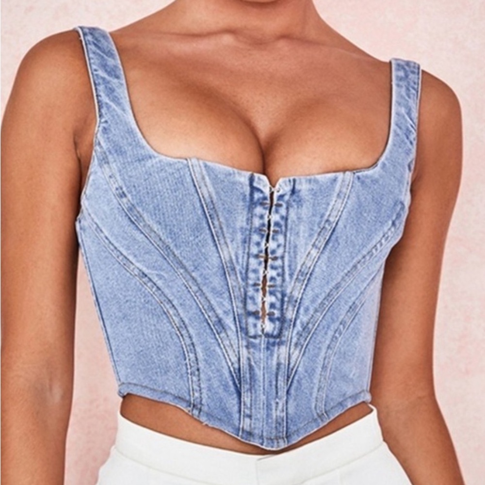 Demin corset